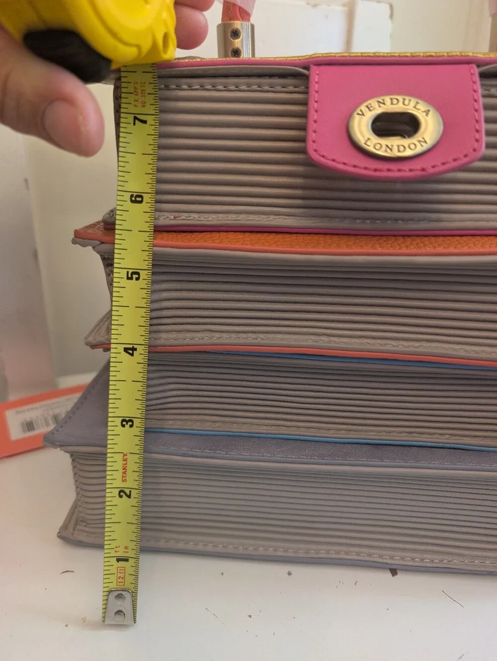 Vendula London Voyage Travel Book Stack Bag NWT
